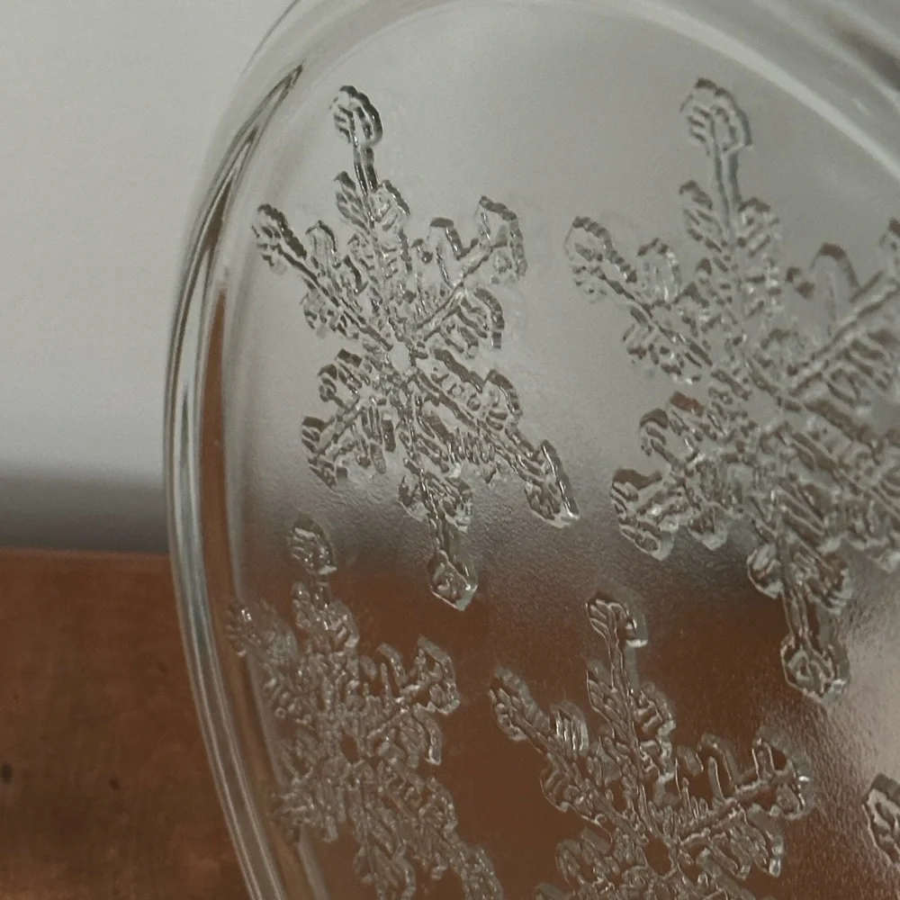 Elegant 13 inch Clear Glass Serving Platter